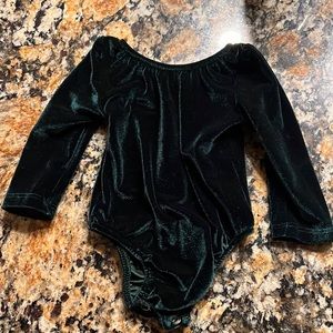 NWOT Baby girl velvet onesie
